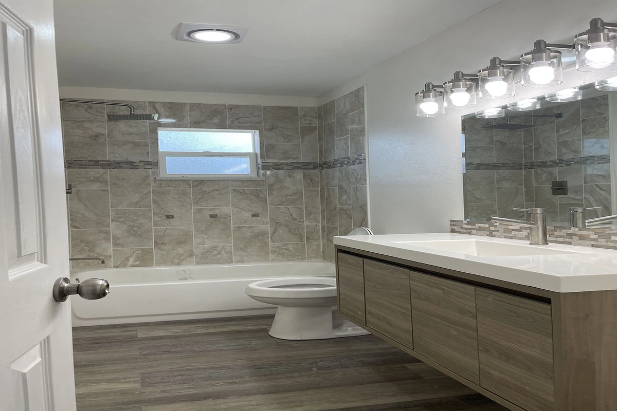 Lakeland ranch kitchen and bath after remodeling