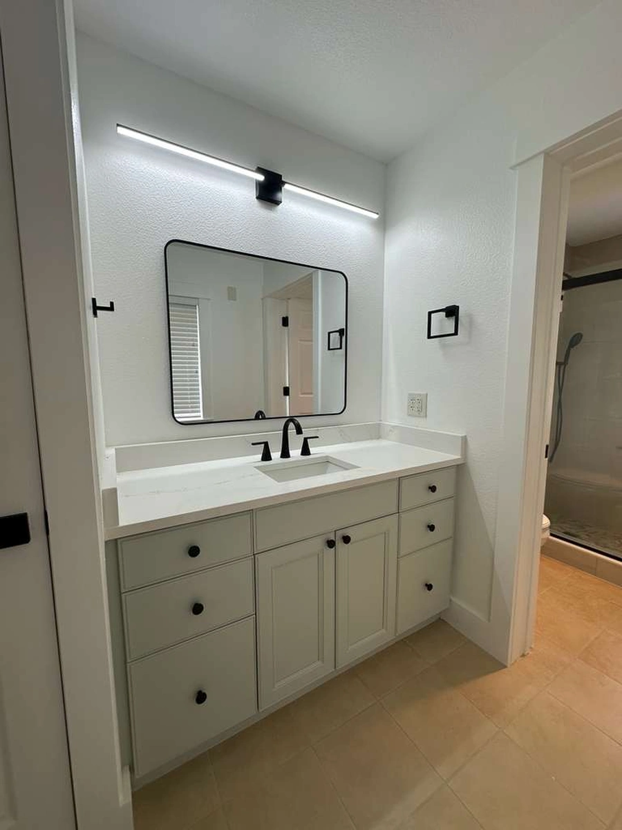 Two kitchens in Kissimmee after remodeling